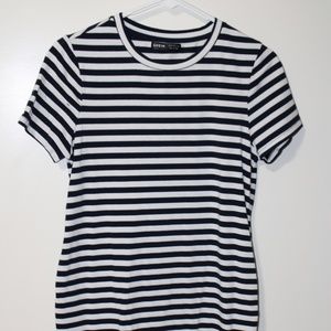 Striped maternity dress